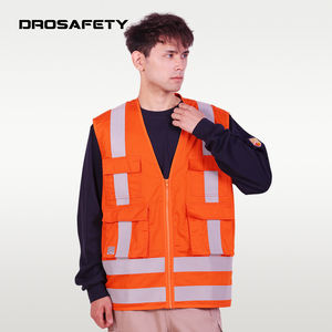 ملابس عمل احترافية على الطريق من Oem للتعدين سترة أمان مقاومة للحرائق في الغابات مع جيوب - Product Image 5