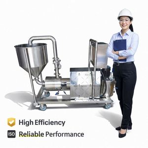 Pompe émulsifiante homogénéisatrice à cisaillement élevé en ligne à trois étages pour applications alimentaires – Pompes émulsifiantes sanitaires à trois étages - Product Image 6