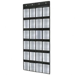 Sac de rangement suspendu 33x15x85cm en PVC, organisateur rectangulaire multifonctionnel pour accrocher derrière les portes ou sur les murs, pour un rangement bien rangé - Product Image 6