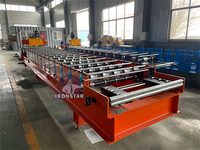 Mesin pembentuk gulung ubin Panel atap Spandek otomatis Indonesia G550 750