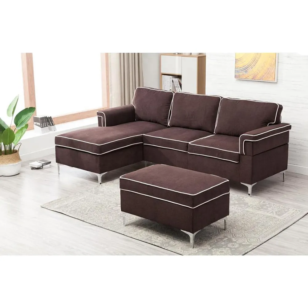Frank Furniture-sofás seccionales de TV, juego de sofás para sala de estar