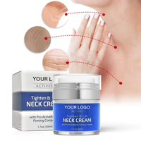 Crème pour le cou naturelle et biologique 50 ml, glycérine, acide hyaluronique, collagène, hydratante, massage, anti-âge, améliore le contour du cou, éclaircit