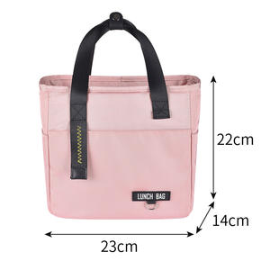 Sac isotherme réutilisable en polyester pour épicerie et pique-nique Sacs à lunch imperméables et écologiques avec logo personnalisé - Product Image 4