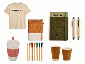 Promotional <b>Gift</b> Set Custom Logo T-shirts A5 Bamboo Notebooks Cotton Bags Water Bottles Branded Pen for Client Giveaways - Product Image 6