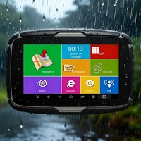 Navigation GPS pour moto Android 6.0, étanche IP67, Bluetooth, Wi-Fi, FM, écran LCD 5 pouces, accepte OEM