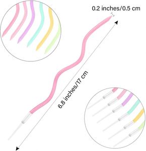 Spiral Creative Christmas Ball Rainbow Candle Birthday <b>Cake</b> <b>Decoration</b> Other Festive <b>Cakes</b> Premium Wax <b>Cake</b> <b>Decoration</b> <b>Supplies</b> - Product Image 2