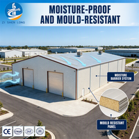 Bâtiment commercial préfabriqué en acier, entrepôt préfabriqué en acier, atelier préfabriqué en acier, bâtiments à structure métallique, entrepôt métallique préfabriqué