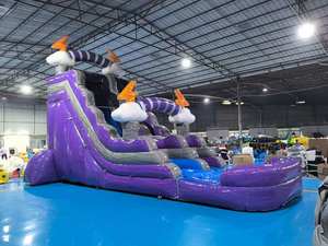 Commercial Renting Party Water <strong>Slide</strong> Inflatable <strong>Cheap</strong> Adult Inflatable Water <strong>Slide</strong> with <strong>Swimming</strong> <strong>Pool</strong> - Product Image 4
