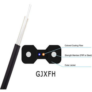Cable de red mejor fibra óptica ftth cabo LSZH G657A 1 2 4 núcleo interior FRP - Product Image 1