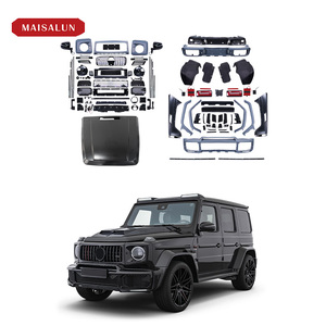 Kit Carrozzeria Super Car con Paraurti, Luci, Cofano, Minigonne Laterali e Spoiler per BENZ <span class=keywords><strong>Classe</strong></span> G Wagon W463, Aggiornamento a W464 Stile <span class=keywords><strong>B</strong></span> BODYKIT - Product Image 3