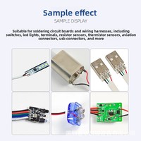 Estación de Soldadura Semiautomática Yuanpin de 50W para Cables USB, Placas de Circuito y Conectores de Aviación
