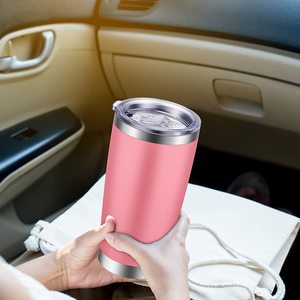 Best-Selling 20oz Double-Layer Stainless Steel Cup Portable Car-<b>Mounted</b> Travel Tumbler Direct Drinking Ice Cap - Product Image 4