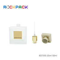 Flacons vaporisateurs de parfum en verre givré 25ml 50ml Emballage cosmétique pour femmes