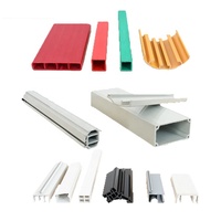 Profilé LED en plastique extrudé avec diffuseur PVC pour bande lumineuse linéaire, forme personnalisée pour éclairage encastré