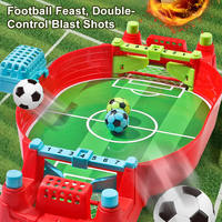 Nouveau jeu de football de table portable en plastique imprimé en couleur, jeu de société de tir et de score pour 2 joueurs, éducatif