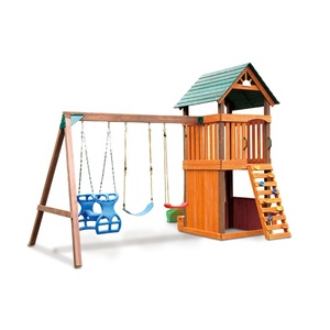 <strong>Cheap</strong> <strong>Wooden</strong> Swing Set for Children Playground Kids Swing Set <strong>Playhouse</strong> <strong>Playhouses</strong> - Product Image 6