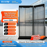 Écran d'affichage numérique LED 3D en maille transparente haute définition, écran publicitaire, IP68 étanche, DCI-P3 85% de couleurs