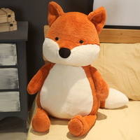 Bas quantité minimale de commande nouveau peluche mignon peluche Orange gros renard jouets pour griffe Machine jouet grue poupées