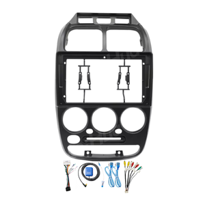 Meihua 2 DIN 9 pouces, <span class=keywords><strong>adaptateur</strong></span> de cadre de tableau de bord pour <span class=keywords><strong>Hyundai</strong></span> Accent Verna 1999-2005, kit de montage de radio Android - Product Image 1