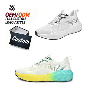 Zapatillas Deportivas Unisex con Plataforma y Amortiguación, Parte Superior de Malla Transpirable, Ligeras, con Aumento de Altura, Suela Antideslizante de EVA+Goma - Product Image 1