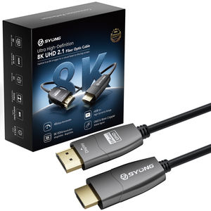 Câble <span class=keywords><strong>HDMI</strong></span> en fibre optique SYONG 8K, câble <span class=keywords><strong>HDMI</strong></span> 2.1, prend en charge 8K60Hz, 4K120Hz, 48 Gbps, HDR dynamique 10, EARC, <span class=keywords><strong>Dolby</strong></span> <span class=keywords><strong>Vision</strong></span>, HDCP2.2, 100 m - Product Image 2
