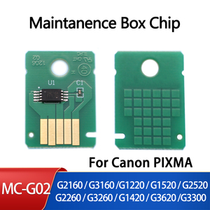 Chip de Tanque de Mantenimiento MC-G02 MC G02 para <span class=keywords><strong>Canon</strong></span> <span class=keywords><strong>PIXMA</strong></span> G2160 G3160 G1220 G2260 G3260 G1520 G2520 G2560 <span class=keywords><strong>G3520</strong></span> - Product Image 2