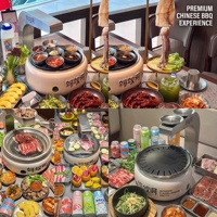 Grill coréen commercial avec pot à charbon japonais en laiton pour griller la viande