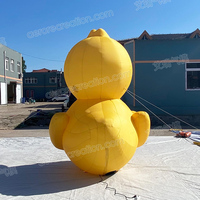 Promotion d'événements 3m mignon publicité personnage de dessin animé gonflable personnalisé modèle de canard jaune gonflable géant