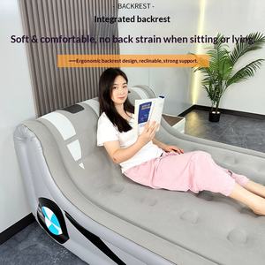 Matelas Gonflable Automatique pour Sol, Lit d'Appoint Simple ou Double avec Dossier, Idéal pour <span class=keywords><strong>Camping</strong></span> en Plein Air - Product Image 4