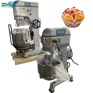 Mélangeur Planétaire Commercial 10L-80L pour Boulangerie, Batteur à Pâte 3 Vitesses avec Fouet, Pala et Chariot, Nouveau Modèle 3-en-1 pour <span class=keywords><strong>Farine</strong></span> - Product Image 2