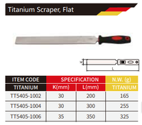 NOUVEAUX PRODUITS DE HAUTE QUALITÉ Certifiés FM/ISO9001 par le Fabricant OEM Outils Manuels Anticorrosion NON MAGNÉTIQUES RACLETTE PLATE