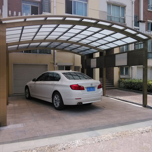 PVC Tráng <span class=keywords><strong>Polycarbonate</strong></span> Mái Hiên Nhôm Carports Lối Đi Ngoài Trời Canopy - Product Image 5