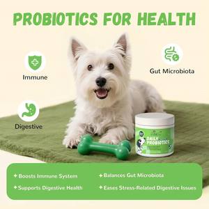 Probiotiques pour chiens OEM/ODM avec prébiotiques - Favorise un microbiome intestinal équilibré - Renforce la santé immunitaire - Friandises à mâcher souples - Product Image 2