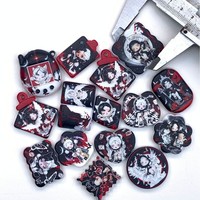 Pendentif en acrylique perlé imprimé en relief double face Sailor Moon à trou traversant, accessoires de chaîne de sac à bijoux, nouveau style