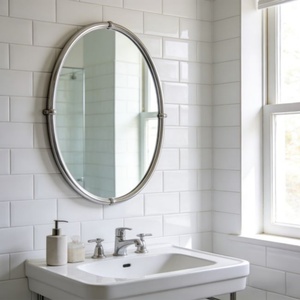 Wholesales <b>Mirror</b> Glass Durable Corrosion protection Waterproof Cheap <b>Mirror</b> for Bathroom Hotel Restaurant - Product Image 1