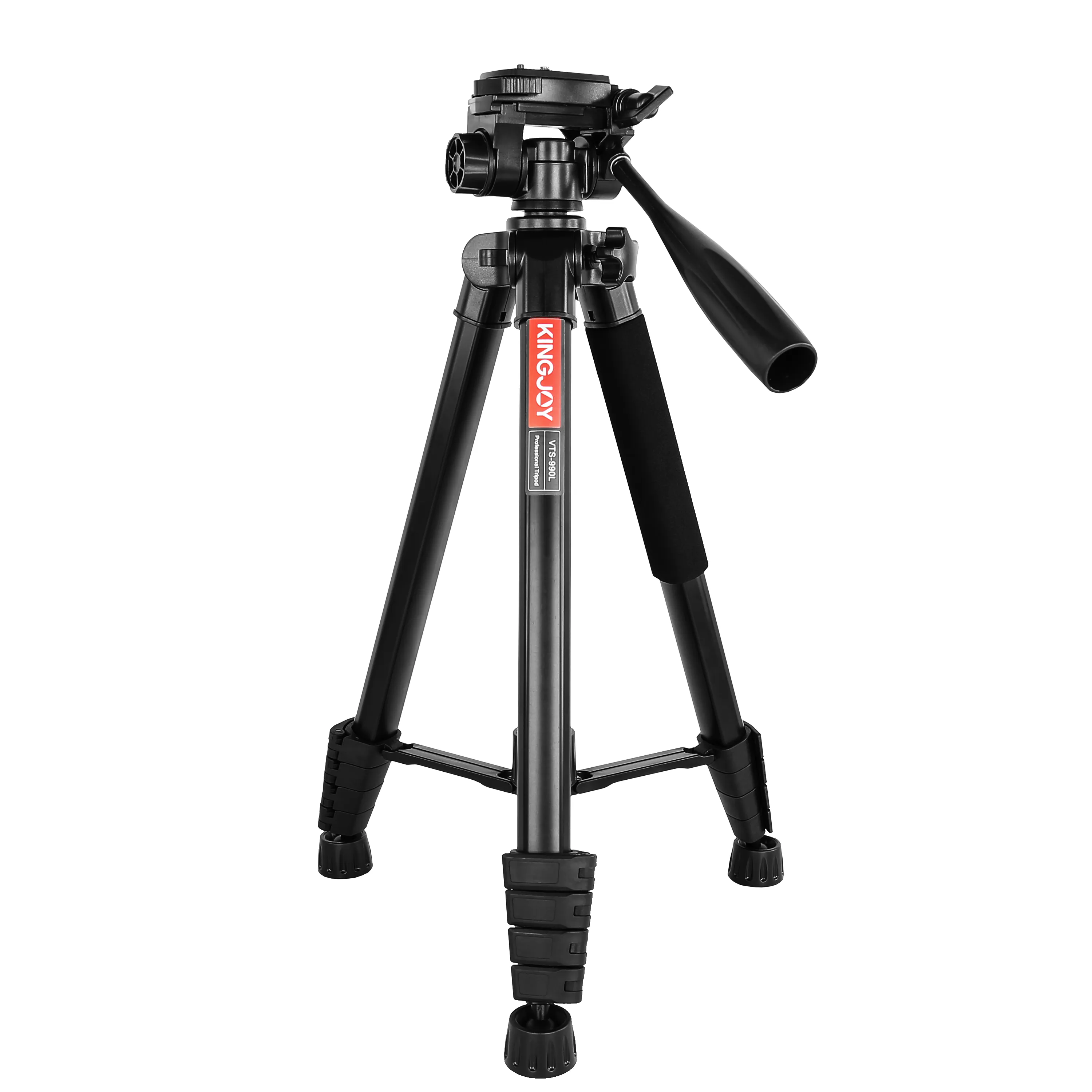 kingjoy 1.8m Aluminum Adjustable Professional Lightweight Travel Camera Tripod for Canon Nikon Sony Samsung Olympus