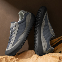 Nouvelles baskets épaisses pour hommes 2026 – Chaussures de marche décontractées respirantes et légères en daim et maille – Dropshipping – Zapatillas Deportivas Hombre