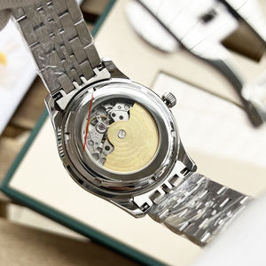 Montre mécanique automatique de luxe 2025 avec chiffres arabes, boîtier en acier inoxydable, résistance à l'eau 50 bars pour hommes - Product Image 6