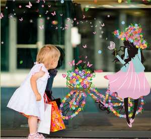 3D Falsa Finestra Principessa Autoadesivi Della Parete per le Stanze Dei Capretti Della Decorazione Della Casa FAI <span class=keywords><strong>DA</strong></span> TE Adesivo de Parede <span class=keywords><strong>Camera</strong></span> <span class=keywords><strong>Da</strong></span> <span class=keywords><strong>Letto</strong></span> Murale Regalo della ragazza <span class=keywords><strong>poster</strong></span> - Product Image 5