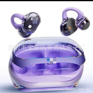 Auriculares Bluetooth Jb Clips Transparentes con Clip para la Oreja, Carga Inalámbrica Tipo C, BT 5.3, Control Táctil, Material Plástico - Product Image 1