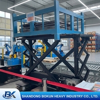 Table élévatrice à chaîne rigide 1000 kg 1 m 1200*1000 mm – Conception compacte et peu encombrante – Application de transfert de marchandises en usine