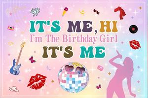 Chanteur Anniversaire Décorations Musique Thème Fête Fournitures Assiettes Serviettes Bannière Nappes Ballons Fille Fête D'anniversaire Décoration - Product Image 2