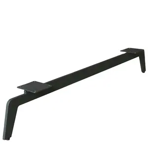 ZD-N126-10高品质强家具基地支持黑色实心铁工橱柜脚沙发腿