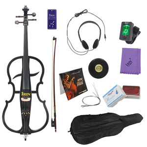 Cello électronique professionnel IRIN haut de gamme 4/4 avec table en épicéa, dos et éclisses en érable, instrument à cordes de scène avec <span class=keywords><strong>bois</strong></span> du Brésil - Product Image 1
