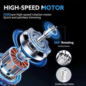 Tondeuse électrique pour le nez, les oreilles et les sourcils pour hommes, outil de nettoyage électrique pour le rasage, faible bruit, mini rasoir portable pour les poils du nez - Product Image 5