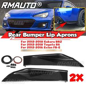 Kit de Carrosserie Noir Brillant Style STi TS : Lame de Pare-chocs Arrière, Extensions Latérales, Diffuseur et Splitter pour Subaru BRZ, Toyota 86, Scion FR-S - Product Image 2