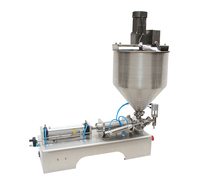 Machine de remplissage de chauffage et de mélange de fonte de cire Remplisseur cosmétique de pâte de mélange de chauffage semi-automatique pour la maison