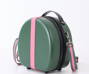 Nuova Bellissima <span class=keywords><strong>Valigia</strong></span> in ABS+PC, Adorabile <span class=keywords><strong>Valigia</strong></span> Rotonda Rosa con Cerniera, <span class=keywords><strong>Valigia</strong></span> Personalizzata per Ragazze con Ruote Girevoli - Product Image 2