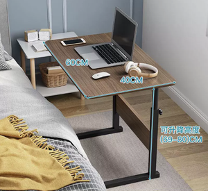 Sinh viên tìm hiểu Trắng Chiều cao có thể điều chỉnh máy tính bàn hàng đầu bằng gỗ hiện đại giá rẻ di chuyển bánh xe máy tính bàn máy tính xách tay đứng để bán - Product Image 5