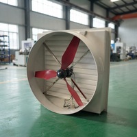 Ventilateur d'extraction électrique en fibre de verre FRP avec moteur entièrement en cuivre, anti-corrosion SMC pour poulailler, serre, atelier
